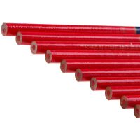 10pcs Blue And Red Lead Carpenter Pencils For DIY Builders Joiners Woodworking Thick Pencil Stationery