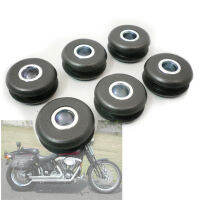 6PCS Flatside ถังแก๊ส Mounts Pack สำหรับ Harley Softail Dyna 1984-1999 FXWG 19851986 FLSTF FXST FLSTC