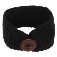 Toddler Infant Baby Girl Knitted Button Headbands Knotted Head Wrap Band