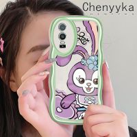 เคส Chenyyka สำหรับ VIVO Y76 5G เคส Y74s Y76s 5G ลายการ์ตูน StellaLou แฟชั่นลายคลื่นขอบเคสโทรศัพท์แบบใสสีสันสดใสปลอกป้องกันเลนส์กล้องเคสนิ่มโปร่งใสกันกระแทกทำจากซิลิโคน