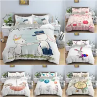 Cartoon Animal Pattern Bedding Set Luxury Cozy Duvet Cover Set For Children Bedroom Quilt Cover Pillowcase Bedclothes 23Pcs