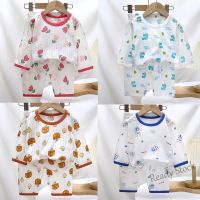 【Ready Stock】 ┇✧ C22 Childrens Pajamas Baby Boys Girls Pajamas Set Summer Clothes Sets Sleepwear Set