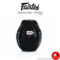 Fairtex Uppercut Bag - Unfilled "HB11" Black Color