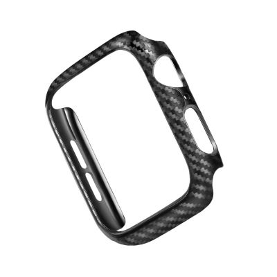Cover For Apple watch case 44mm 40mm 45mm 41mm 42mm 38mm Carbon fiber Bumper Protector iWatch series 7 3 4 5 6 SE 8 Accessories Network Access Points