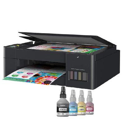 Ink Tank Brother DCP-T420W เครื่องปริ้นเตอร์มัลติฟังก์ชันอิงค์เจ็ท Brother DCP-T420W  Print/Copy/Scan/Wi-Fi รับประกัน 2 ปี แท้งค์แท้ พร้อมหมึกใช้งาน 1 ชุด