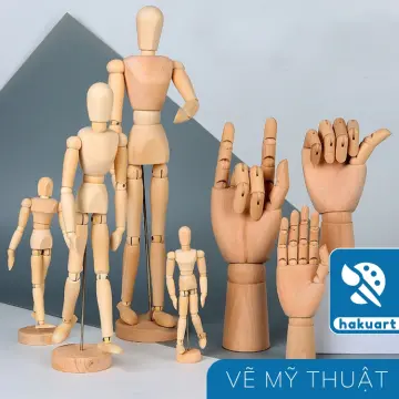 TiTi Decor  Mô hình bàn tay gỗ
