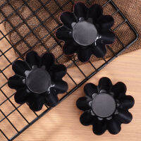 6Pcs Carbon Bakeware Tart Egg Eco-friendly Steel High For Pans Mold Muffin