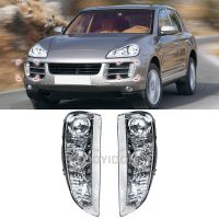 Car DRL Front Bumper Driving Light For Porsche Cayenne 2007 2008 2009 2010 Auto Daytime Running Lamp Without Bulbs Projector Mounts