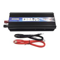 เครื่องแปลงกระแสไฟรถยนต์ AC 220 110V 2000W ไฟฟ้าในรถยนต์ Inverter Converter 12V 24 V To 220V ซ็อกเก็ตสากล Power Inverter หม้อแปลงไฟฟ้า