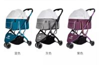 Dodopet รถเข็นสุนัข จุ20กก +คาร์ซีท HS415 3ล้อ สีเขียวฟ้า ( รถเข็นหมา รถเข็นแมว คาร์ซีทหมา รถเข็นสัตว์เลี้ยง )