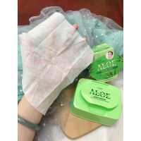 ? Aloe ว่านหาง ทิชชู่ทำความสะอาดผิวหน้า [ใหม่แกะกล่อง]