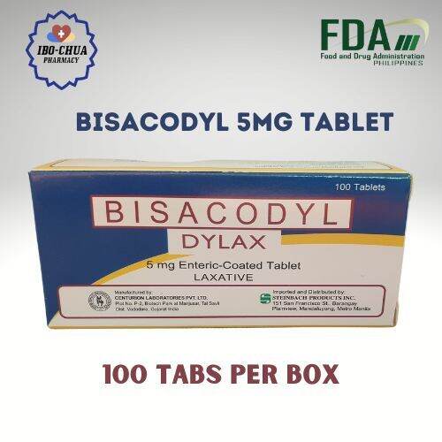 Bisacodyl 5mg DYLAX Laxative 100 Enteric Coated Tablet Lazada PH   F5cfa1456150d0c7f40115b9a61935ac  720x720q80 