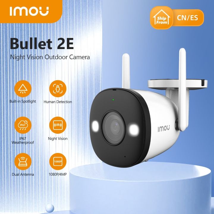 Cámara Bullet 2E 4MP IMOU Wi-Fi 1080P Full Color