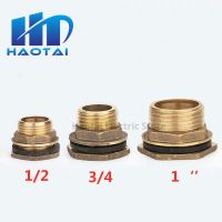 Brass inner and outer wire water tank joint 1 / 2 drain outlet water tower water tank fish tank water bucket accessories Pipe Fittings Accessories