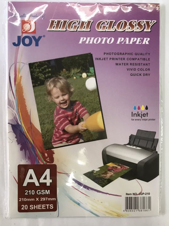 Joy Photo Paper (Matte/Glossy) A4 | Lazada PH