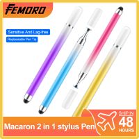 Femoro Macaroon Universal 2 in 1 Stylus Pen Stylus for Touch Screen Touch Pencil All Screens Tablet Android Phone Accessories Stylus Pens