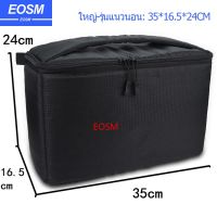 ส่งฟรี KingSports DSLR Camera storage bag เลนส์ขนาดใหญ่กระเป๋ากล้องใส่พกพา Partition สำหรับ ถุงเก็บกล้อง black กระเป๋ากล้อง เคสกล้อง