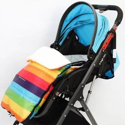 Newborn Baby Carriage Baby Sleeping Bag Foot Cover Winter Herfst Windproof Warm Padded Cotton Pad Baby Blankets Newborn