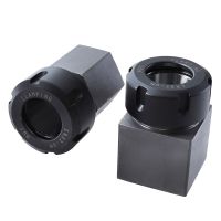 ER32 Square Chuck Holder Hexagonal Conversion Fixture Extension 5C Clamping for Hole Drilling of CNC Lathe Engraving Machine