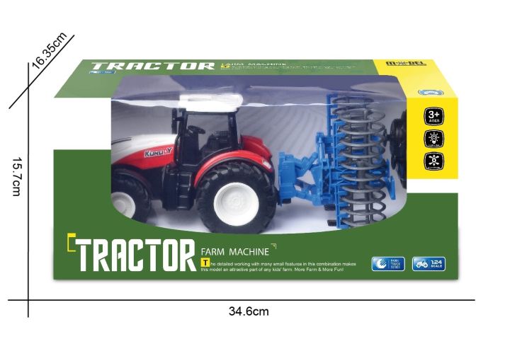 รถบังคับ-รถไถ่นาบังคับ-รถแทรกเตอร์ฟาร์ม-รถเกี่ยว-tractor-farm-machine-1-24-scale-rc-รถบรรทุกฟาร์มรุ่น-6636