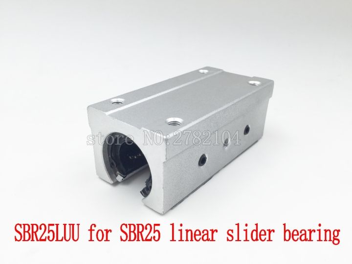 sbr25luu-aluminum-block-25mm-linear-motion-ball-bearing-slide-block-match-use-sbr25-25mm-linear-guide-rail-1pcs