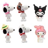 ใหม่การ์ตูน Kawaii Kuromi Snoopys My Melody Hellokts Diy Diy พวงกุญแจน่ารักตุ๊กตากระเป๋าเครื่องประดับเครื่องประดับของขวัญของเล่น