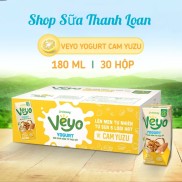 HSD T1-2024 Thùng 30 Hộp Sữa Chua Uống Từ Thực Vật Veyo Yogurt Vị Cam Yuzu