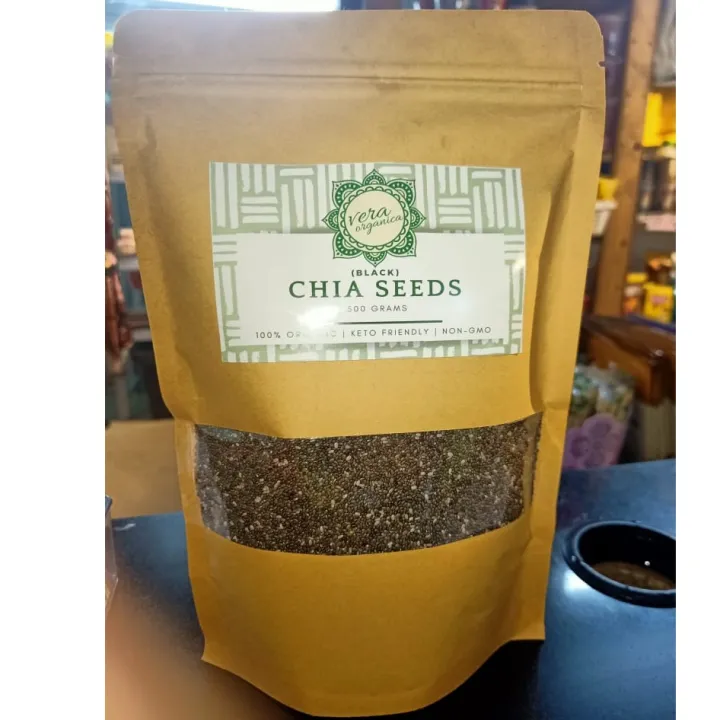 CHIA SEEDS KETO ORGANIC BLACK 500grams Lazada PH