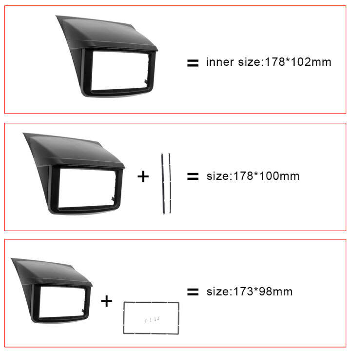 2-din-รถวิทยุ-fascia-สำหรับ-mitsubishi-pajero-sport-stereo-กรอบแผงติดตั้ง-dash-ติดตั้ง-bezel-trim