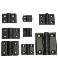 10pcs/set Black Color Nylon Plastic Butt Hinge for Wooden Box Furniture Electric Cabinet Hardware