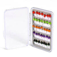 35Pcs แมลง Fly Fishing Lure จำลองการออกแบบ Sharp Hook Feather แมลง Fly เหยื่อตกปลาประดิษฐ์อุปกรณ์ตกปลา