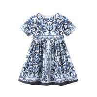 2023 New design Kids Dresses for Girls Clothes Sleeveless Children Clothing Princess Dress Summer Dress For Baby Girl 2-10Y