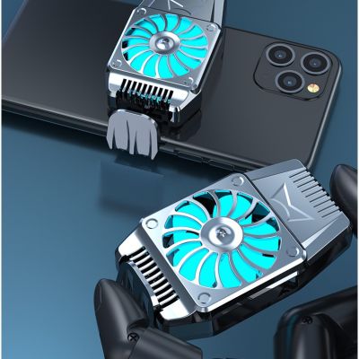 H15 Mini Fan Low Noise Mobile Phone Gaming Cooling Fan 9 Blades Kipas Penyejuk efon Bimbit