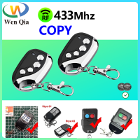 WenQia universal RF 433mhz เครื่องส่งสัญญาณควบคุมระยะไกลแบบโคลน 4 ปุ่มเครื่องถ่ายสำเนาวัสดุโลหะ (รวมแบตเตอรี่)