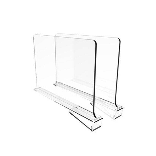 Acrylic Dividers Shelf Divider for Closets Organizers with Wooden