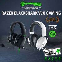 Razer∮ Blackshark V2 X ชุดหูฟังสำหรับเล่นเกม: 7.1 Surround Sound Capable-ไดรเวอร์50มม.-เบาะโฟมหน่วยความจำ-สำหรับพีซี,PS4,สวิทช์ Nintendo-แจ็คหูฟัง3.5มม