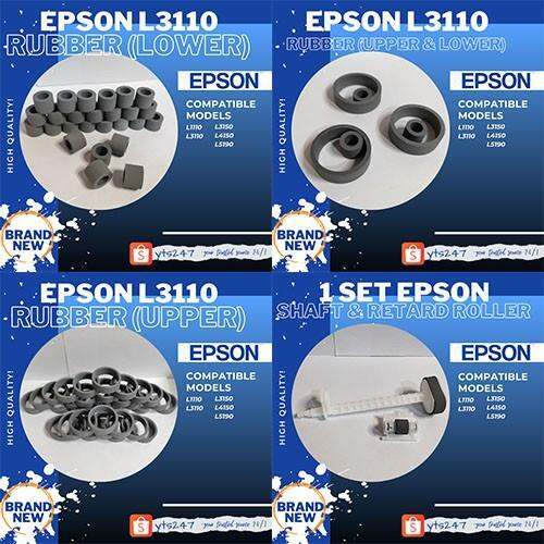 Pick up roller Upper and Lower Paper Feeder Roller Kit for Epson L1110 L3110 L3210 L3150 L5190