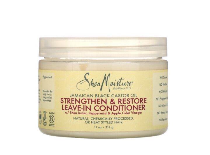 Sheamoisture Jamaican Black Castor Oil Strengthen And Restore Leave In