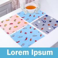 Cartoon Cute Dish Cloth Kitchen Washing Hand Towel A9A1