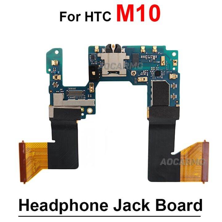 สําหรับ-htc-m10-หูฟังหูฟังแจ็คไมโครโฟนเชื่อมต่อเมนบอร์ด-flex-cable-ซ่อมอะไหล่ทดแทน