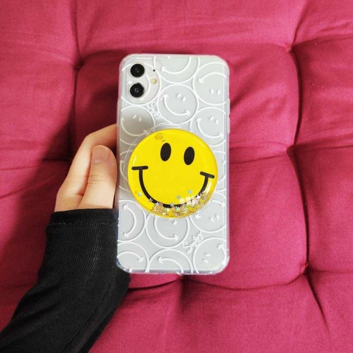 16-digits-3d-สุดหรู-quicksand-smile-stand-holder-เคสโทรศัพท์สำหรับ-iphone-12-pro-11-xr-xs-max-13-7-8-plus-ฝาครอบเลเซอร์โปร่งใสกลับ-capa