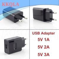 QKKQLA Universal 5V 1A 2A 3A USB Power Adapter Mobile Phone Charger Electrical Socket EU Plug Travel Charger Adapter