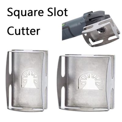 New Square Slot Cutter Woodworking Square Hole Cutter Saw Tool Gypsum Board Slotter Drill Bit Hole Puncher Woodworking Tools
