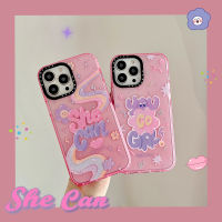 《KIKI》Air cushion protection Phone Case for iphone 14 14Plus 14pro 14promax 13 13pro 13promax 12 12pro 12promax cute case for iphone 11 11promax x xr xsmax 7+ 8+ cute phone case INS style popular Anti-drop anti-skid girl phone case Pink