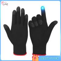 Delivery】ถุงมือหน้าจอสัมผัสสำหรับเล่นเกม Unisex Warm Breathable Ultra-Thin 5-Finger Anti-Slip Sweat-Proof Gloves