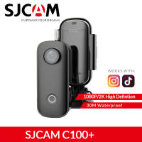 SJCAM C100+ Mini Thumb Camera 2K 30FPS H.265 12MP 2.4GHz WiFi 30M Waterproof Action Anti-shake Sports DV Camera C100+ for Tiktok