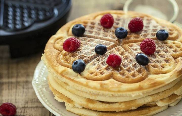 เครื่องทำวาฟเฟิล-เครื่องทำวาฟเฟิลรูปหัวใจ-วาฟเฟิล-heart-shaped-waffle-make