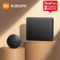 Xiaomi ตาแมวอัจฉริยะ1S อุปกรณ์ป้องกันความปลอดภัย1080P 5นิ้วกล้องหน้าประตูวิดีโอระบบ HD การมองเห็นได้ในเวลากลางคืนเตือนภัยผ่านแอปไวไฟ