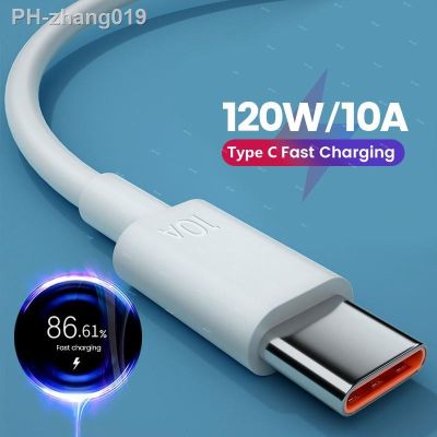 120W USB C Cable USB Type C Cable Fast Charing Line for Realme Xiaomi Samsung Huawei Oneplus Quick Charge Mobile Phone Data Cord