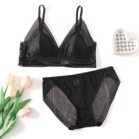 SUYADREAM 2020 Bra Set 100Real Silk and Lace Wire Free Comfort Bras and Panties Thin padding Healthy Underwears